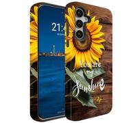 HTTYYTRYT for Samsung Galaxy A17 5G Case, Double-Layer Shock-Proof Durable Protective Cover, Suitable for Both Men and Women, Fashionable Style, Plank Sunflower
