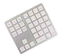 HTU 2.4G -Compatible Wireless Numpad USB Rechargeable 35 Keys Digital Keyboard Ultra-thin Numeric Keyboard for Android Window