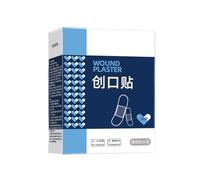 HTU 50/120Pcs PU Transparent Medical Strips Invisible Hemostasis Wound Plaster Invisible Waterproof Adhesive Bandages Emergency Supplies for Kid Adult