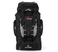 HTU 80L Mountaineering Backpack Large Capacity Climbing Backpack Adjustable Strap Mountain Climbing Rucksack for Outdoor Sports