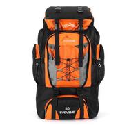 HTU 80L Mountaineering Backpack Large Capacity Fishing Backpack Adjustable Strap Mountain Climbing Rucksack Travel Accessories