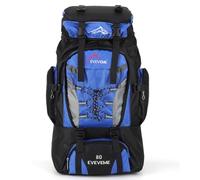 HTU 80L Mountaineering Backpack Large Capacity Fishing Backpack Adjustable Strap Mountain Climbing Rucksack Travel Accessories