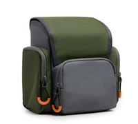 HTU Binocular Harness Chest Pack w/Rangefinder Pouch &Rain Cover for Hunting(Green) (Green)