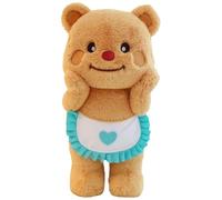 HTU Butter Bear Plush Cute Apron Dressing Bear PP Cotton Sleeping Butter Teddy Bear Wearing Apron Joints Bear for Kids Birthday Gift