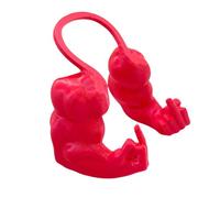 HTU Cat Muscle Arm 3D Printed Neck Arm with Muscle Pet Cosplay Costume (Red L) (L Red)