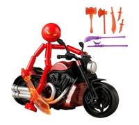 HTU Collectable Posable Stickman Invincible Action Figures Set, Multi-jointed Stickman Collectable Action Figure Set, Movable Stickmans Actions Figures-B