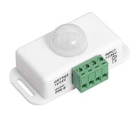 HTU DC 12V 24V 6A IR Infrared Detector Light Switch Module Automatic Adjust Infrared PIR Motion Sensor Switch for LED Strip Light Lamp