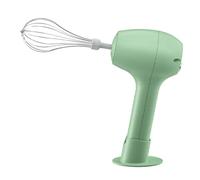 HTU Electric Small Hand Mixer USB Rechargeable Baking Mixer One-Button Start with 2 Stainless Whisks and Stand for Baking Kitchen for Whipping Or Mixing Eggs Butter Cream
