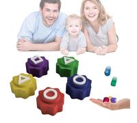HTU Gonggi Korean Game, Korean Traditional Game, Gonggi Jack Stone Pebbles Set Include Stone Catching Game Korean Folk Game for Squid TV Fans And Kids