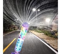 HTU LED Creativity Squirt Water Blaster Guns, Pops Like Magic Creativity Fireworks Water Gun Dazzling for Backyard Beach Birthday Party Outdoor Games-1PCS