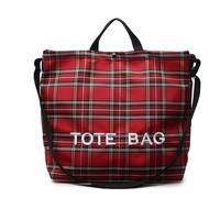 HTU Lost Queen Gothic Bag Skull Handbag Large Capacity Y2K Tote Bag for Women Ladies (Red)