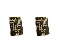 HTU Morse Code Trainer Card Pro, Morse Code Card, PCB Style Encryption Language Training Cards with Interactive Signal Buttons for Adult Telegraph Practice Radio Enthusiasts-2pcs