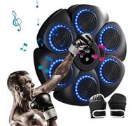 HTU Music Boxing Machine Smart Wall Mounted Punching Machine Type C Charging One Punch Boxing Game Training Equipment with Bluetooth Connection & RGB Light