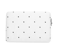 HTU Polka Dot Computer Bags Multiple Sizes Choose From Portable Laptop Storage Bag Shockproof Lightweight Polka Dot Inner Bag Tablet Storage Case (White L) (style4)