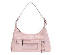 HTU Polka Dot Handbag with Pendant for Women Travel & More (Pink)