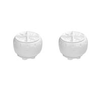 HTU Portable Fruit and Vegetable Washer with Suction Cup - USB Powered Mini Fruit Cleaner for Food, Small Clothes, Travel, Compact Veg Washer for Dorm RV Picnic-2PCS