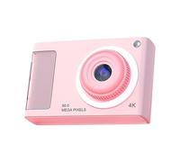 HTU Portable Kids Camera HD 1080P 48MP 4X Zoom Compact Small Camera Dual Lens Digital Point and Camera Anti Shake Support 32GB Card for Boys Girls Teenagers Gift