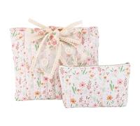 HTU Quilted Bible Carrying Case Large Capacity Bible Sleeve Book Covers with Bow Lightweight for Shopping Travel Car Women Books Lover Gifts (Green) (style5)