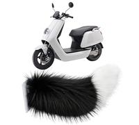 HTU Remote Control Electric Car Tail, Cute Car Decoration Tails, Rechargeable Plush Animal Moving Tail with Remote Control for Auto Trunk Bumpe Outing Social Occasions-Black