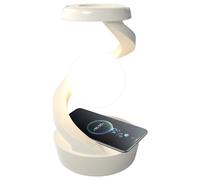 HTU Rotating Wireless Floating Lamp RGB Floating and Spinning in Air with LED Moon Lamp with Wireless LED Levitating Ball Light in The Air Freely for Bedroom Novelty Gift