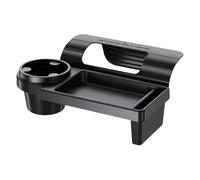 HTU Side Door Window Phone Slot with Cup Drink Holder Side Window Backseat Hanging Organizer Side Door Window Storage Pocket Auto Interior Accessories