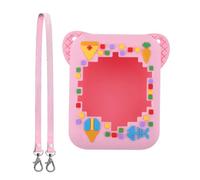 HTU Silicone Protective Cover with Lanyard Protective Skin Sleeve Shockproof Anti Drop 3D Food Print for Bitzee Digital Pet Interactive Virtual Toy