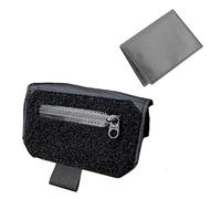 HTU Slim Belt Wallet Large Capacity Trendy Hidden Secure Purse Anti-Theft Zipper Card Holder Bag Fitness Card Sleeve Purses
