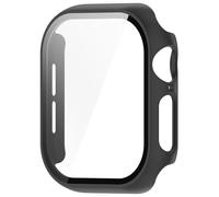HTU Tempered Glass PC Cover Anti-Fall Screen Protector Anti-Scratch Watch Screen Protector for Apple Watch Series 10 42MM/46MM