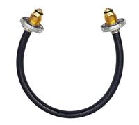 HTU Tube Mutual Inflation Connector Propane 60cm Mutual Cylinder Filling Connecting Cylinder Bridge Hose Direct Connection Canister Gas Inflation Adapter Camping Supplies