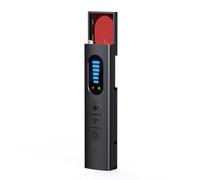HTU Wireless RF Signal Scanner 5 Levels Adjustable Sensitivity Listening Devices Finder 25H Working Time Signal Detector for Travel Hotel Car for Office Bathroom