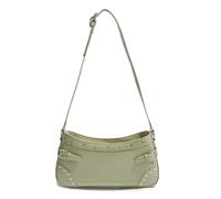 HTU Women PU Leather Shoulder Bag Large Capacity Underarm Bags with Adjustable Strap Top-Handle Bags Rivet Design for Daily Office Work Outing Social Occasions (Green 280 * 120 * 60)