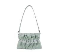 HTU Women PU Leather Shoulder Bag with Adjustable Strap Underarm Bags Large Capacity Top-Handle Bags for Daily Office Work Outing Social Occasions (green 230 * 150 * 60) (绿色 230 * 150 * 60)