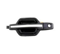 HTUHBCX Car Outer Handle for Montero 2001 2002 2003 2004 2005 2006 Exterior Outside Door Handle Black Half Chrome 5716A359XA MR970425(Right,Front)