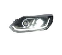 HTUHBCX For Focus MK3 2012 2013 2014 Car Styling Dynamic Turn Signal Headlights Front Bi-Xenon Lens Double Beam HID KIT Front Light Assembly(8000K)