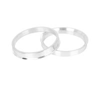 HTUHBCX Hub Centric Spacers 4pcs 56.6-54.1mm 60.1-54.1mm 65.1-57.1mm 66.1-60.1mm Aluminium Alloy Car Hub Centric Rings Wheel Bore Spacer Hubcentric Spacers(4pcs 64.1-60.1mm)