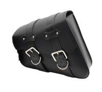HTUHBCX Saddle Bags Motorcycle Saddle Bag Black PU Leather Luggage Left Right Side Tool Bag Motorcycle Saddlebags(1pcs Left)