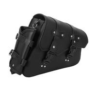 HTUHBCX Saddle Bags Motorcycle Side Bag Large Capacity Durable PU Swingarm Tool Bag Bottle Holder Saddlebags Motorcycle Saddlebags