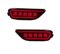 HTUHBCX Tail Light Cluster FOR Captiva 2008-2014 Car Driving Dynamic Turn Signal Brake Lamp Rear Bumper Reflector Lights Rear Light Assembly(Red Lens)