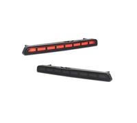 HTUHBCX Tail Light Cluster FOR CR-V FOR CRV 2023-2025 12V Rear Bumper Reflectors Lights Dynamic Turn Signal Lamp Running Warning Brake Rear Light Assembly(B Smoked Lens)