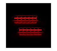 HTUHBCX Tail Light Cluster FOR Trax 2012-2014 Red Shell 12V Brake Warning Dynamic Turn Signal Rear Bumper Reflector Lights Rear Light Assembly(B)