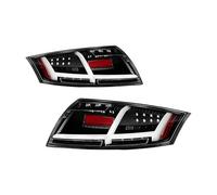 HTUHBCX Tail Light Cluster FOR TT 2006-2014 Turn Signal Brake Light Car Light Assemblies LED Tail Lights Rear Lamps Taillights Rear Fog Lights Dynamic Rear Light Assembly(Pair Of Clear)