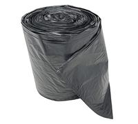 HTUK 110L Recycled Tie-Top Refuse Sacks - Extra Strong Black Bin Bags, Heavy Duty, Leak Resistant, Large Capacity, 90 Pack