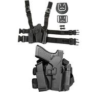 HTUK® Airsoft Leg Holster Drop Leg Platform Set Quick Draw Tactical Holster Set