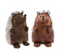 HTUK Faux Leather Hedgehog Door Stop Vintage Style Brown Home Accessory