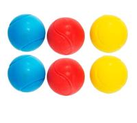 HTUK Fun Sport Small Soft 70mm Tennis Balls | Perfect Foam Sponge Ball For Kids Games Pack Of 3 Or Pack Of 6 (6 Pack)