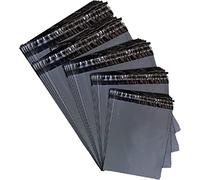 HTUK Mixed Mailing Bags Postal Self Seal Closure Plastic Bags Envelopes for Postal Packaging Shipping 50 Bags Small to Large Mailing Bags Postage Bags - 5 Sizes - Grey