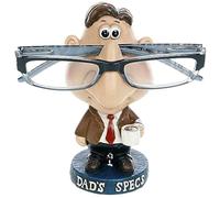 HTUK Novelty Comic Specs Glass Holder Dad Grandad Nan Mum Reading Glasses Stand Gift For Parents Gift For Grandparents (Comic Dad)