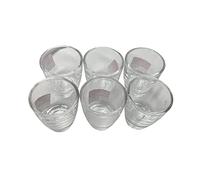 HTUK Shot Glasses Espresso Shot Glasses Heavy Base Shot Glass Set 1.5oz/40ml Tequila Glasses Vodka Shot Cups Made of Clear Glass Set of 6