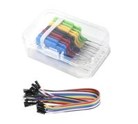 Htuteyy 1Set Chip Universal Test Hook Solder-Free DAD Wire Sdk08 Double Hook Ic Logic Analyzer Clips