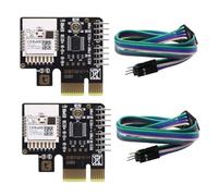 Htuteyy 2Pcs Tuya Wifi PC Computer Power Switch Desktop Computer Remote Boot Startup Card Telecommuting PICE MINI Card